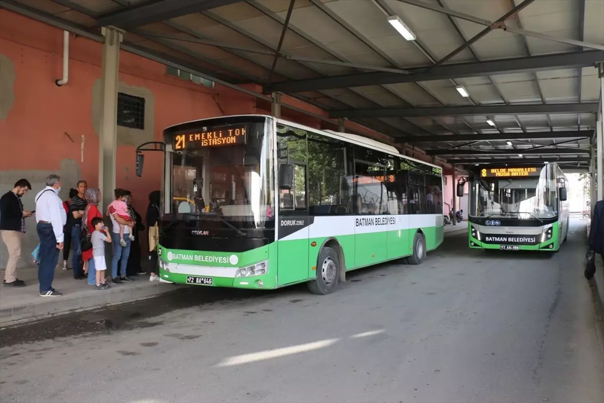 Batman'da Kurban Bayramı'nda Ücretsiz Toplu Taşıma Hizmeti