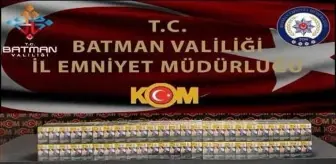 Batman'da Bin Paket Gümrük Kaçağı Sigara Ele Geçirildi