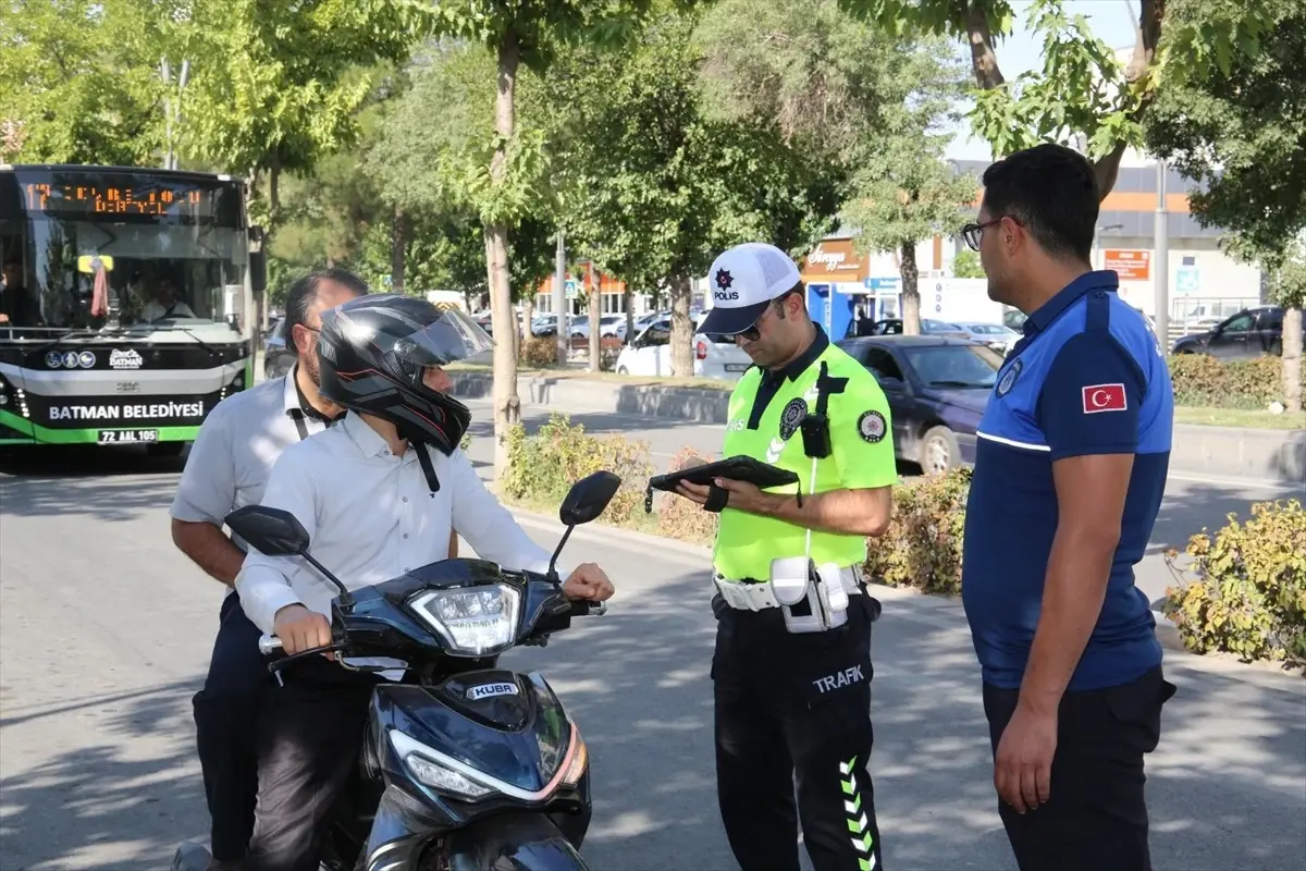 Batman'da Trafik Denetimi Yapıldı