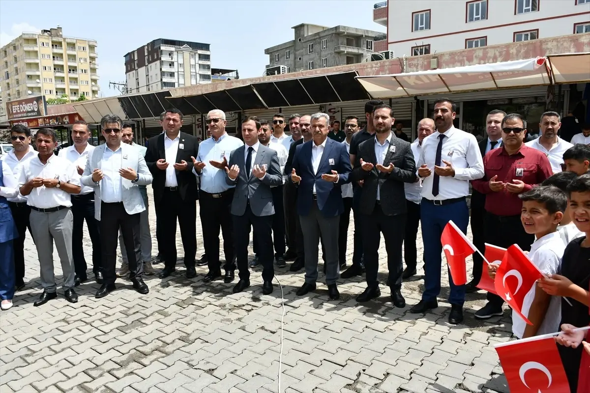 Batman'da terör saldırılarında şehit olan Aybüke öğretmen ve 2 asker için tören düzenlendi