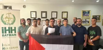 Batman'da Filistin'e Destek İçin Basın Açıklaması Yapıldı