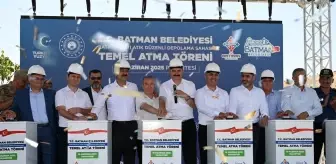Batman'da Katı Atık Depolama Tesisi Temeli Atıldı