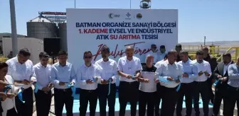 Batman'da Çevre Dostu Atık Su Arıtma Tesisi Açıldı