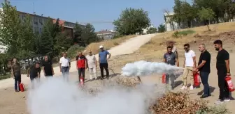 Batman'da Tarım ve Orman Personeline Yangın Söndürme Eğitimi