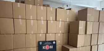 Bayburt Merkezli Operasyonda 4 Milyon Makaron Ele Geçirildi