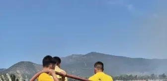 İzmir Bayındır'da Çöp Alanında Yangın Söndürüldü