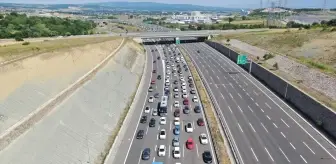 Kurban Bayramı Dönüşlerinde Otoyollarda Trafik Yoğunluğu