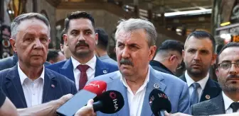 BBP Genel Başkanı Destici, Bursa'da esnaf ziyaretinde konuştu Açıklaması