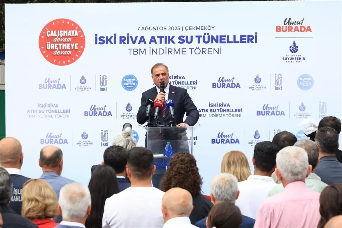İSKİ'den Çevre Kirliliğine Karşı Yeni Proje: Riva Atık Su Tünelleri Kazı Çalışmalarına Başlandı