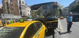 Beyoğlu'nda Zincirleme Trafik Kazası: Çok Sayıda Yaralı