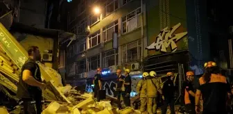 Beyoğlu'nda Patlama Sonucu Bina Çöktü