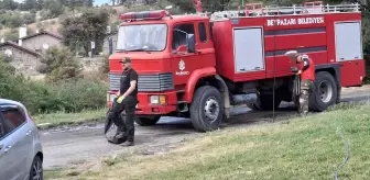 Beypazarı'nda Olası Yangınlara Karşı İtfaiye Aracı Hazır Bekletiliyor