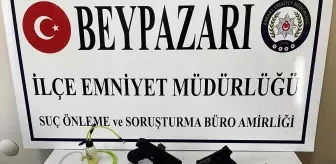 Beypazarı'nda Ruhsatsız Silah ve Uyuşturucu Ele Geçirildi