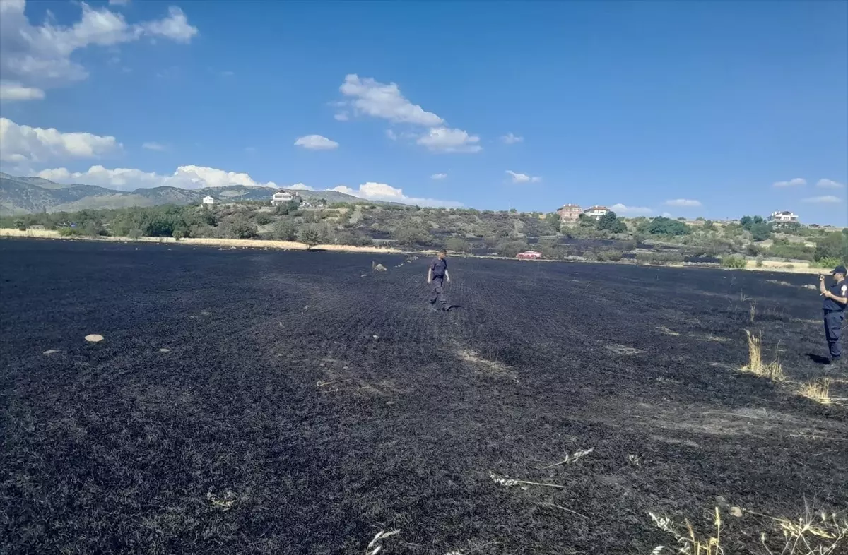 Beypazarı'nda Buğday Tarlasındaki Yangın Kontrol Altına Alındı