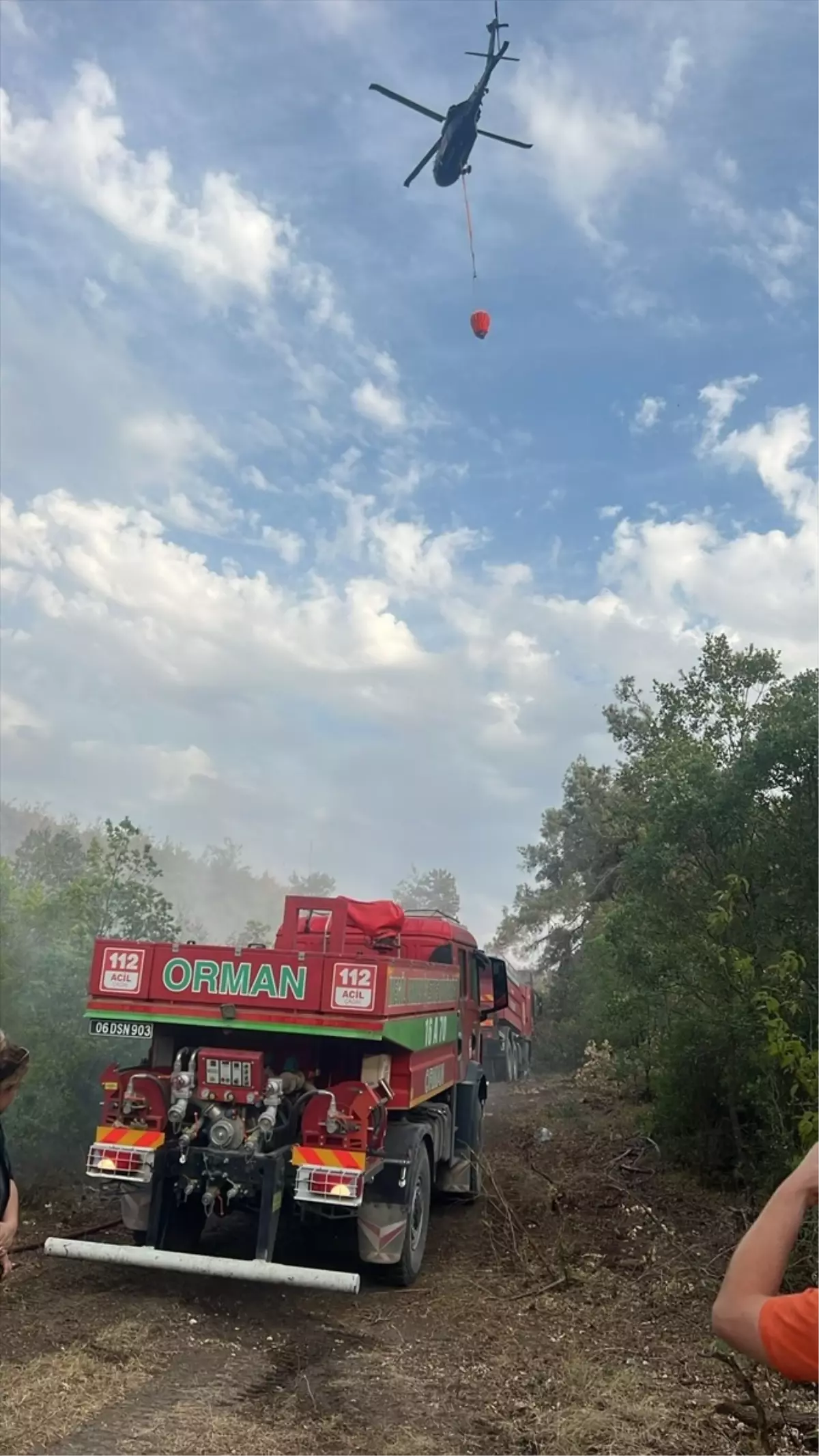 Bilecik'te Örtü Yangını Kontrol Altına Alındı