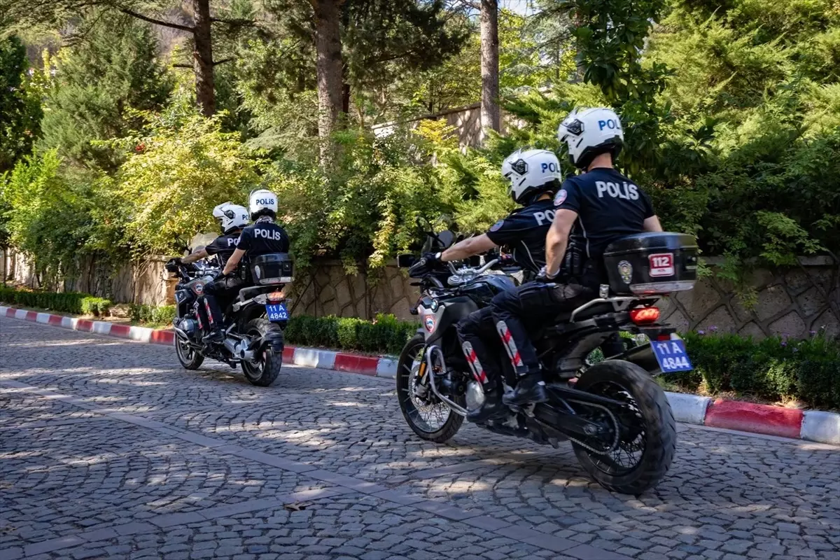 Bilecik'te Motosikletli Polis Timi Göreve Başladı
