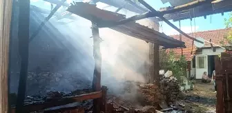Pazaryeri'nde Samanlık Yangını Kısa Sürede Söndürüldü