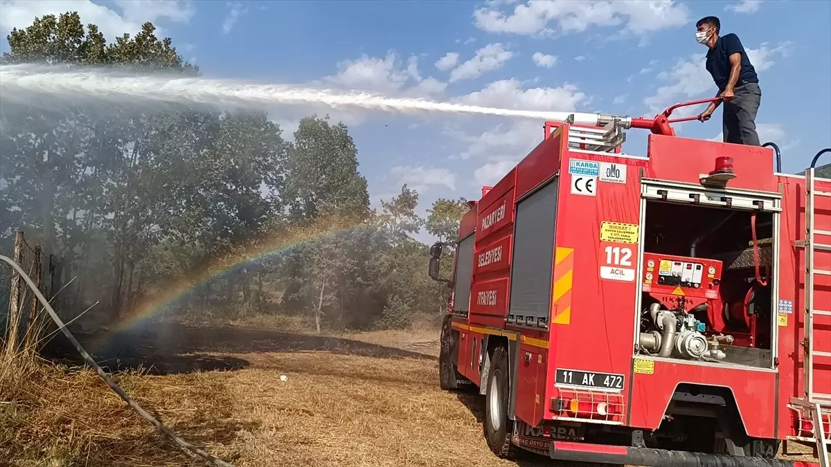 Bilecik'te Tarım Arazisinde Yangın Paniğe Yol Açtı