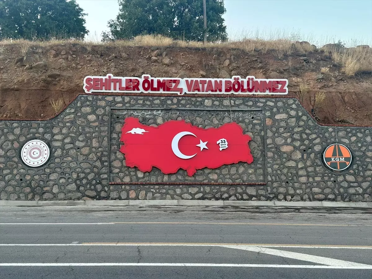 Bingöl'de 33 Şehit Anısına Harita