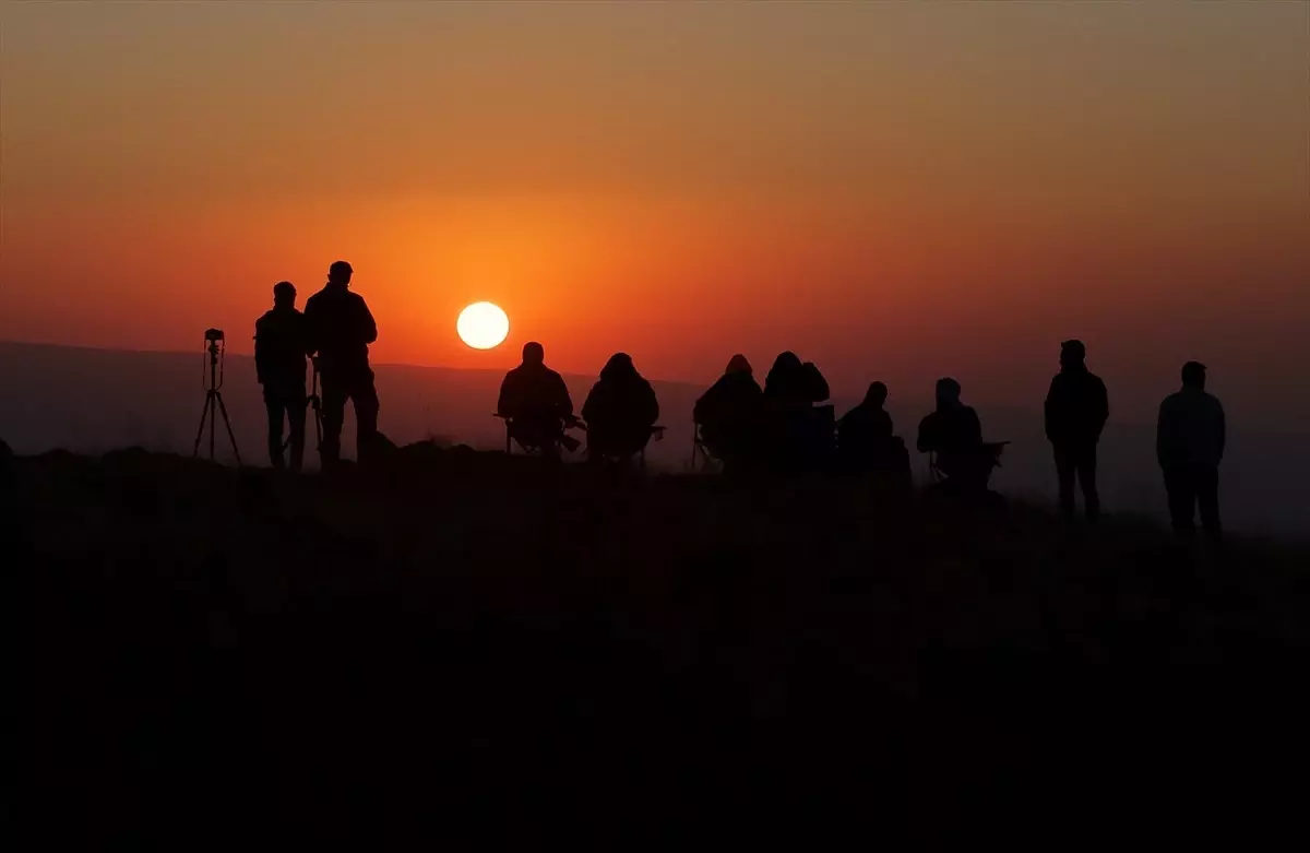 Bingöl'ün Şerafettin Dağları'nda Eşsiz Gün Doğumu