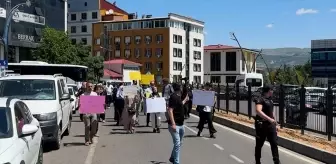 Bingöl'de Mahalle Sakinlerinden Su Kesintisi İçin Yürüyüş