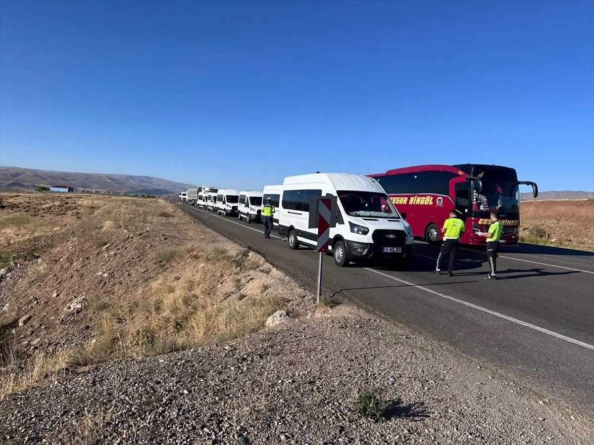 Karlıova'da Öğrenci Servislerine Denetim