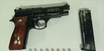 Bingöl'de Ruhsatsız Tabanca Ele Geçirildi