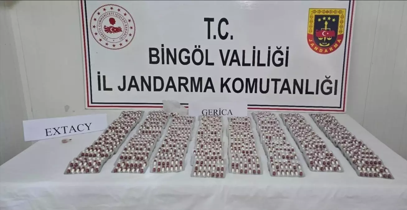 Bingöl'de 1974 Uyuşturucu Hap Ele Geçirildi, 2 Zanlı Tutuklandı
