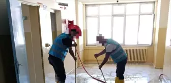 Bingöl'de Denetimli Serbestlik ile Okul Temizlik Çalışmaları