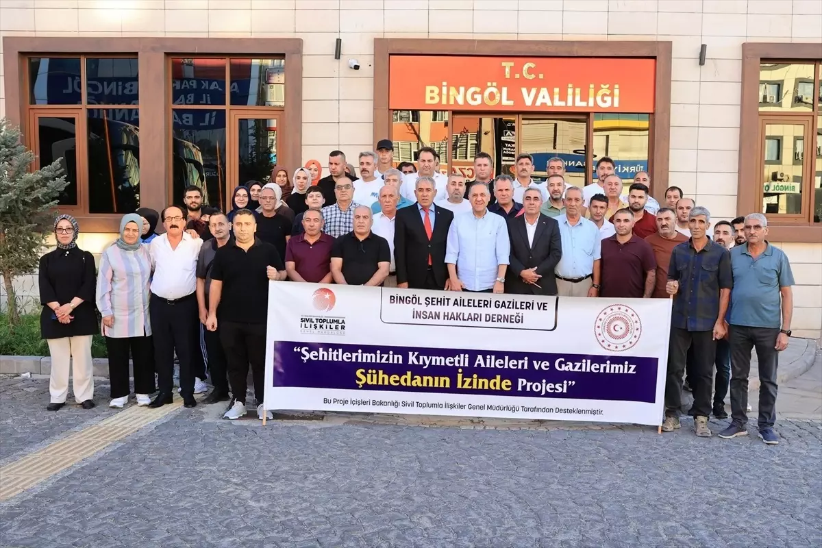 Bingöl'den yola çıkan şehit yakınları, gaziler ve gazi yakınları 4 kenti gezecek