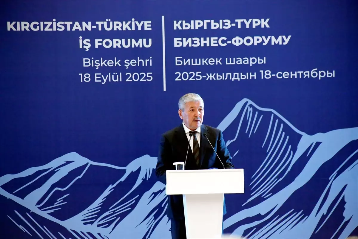 Bişkek'te Kırgız-Türk İş Forumu gerçekleştirildi