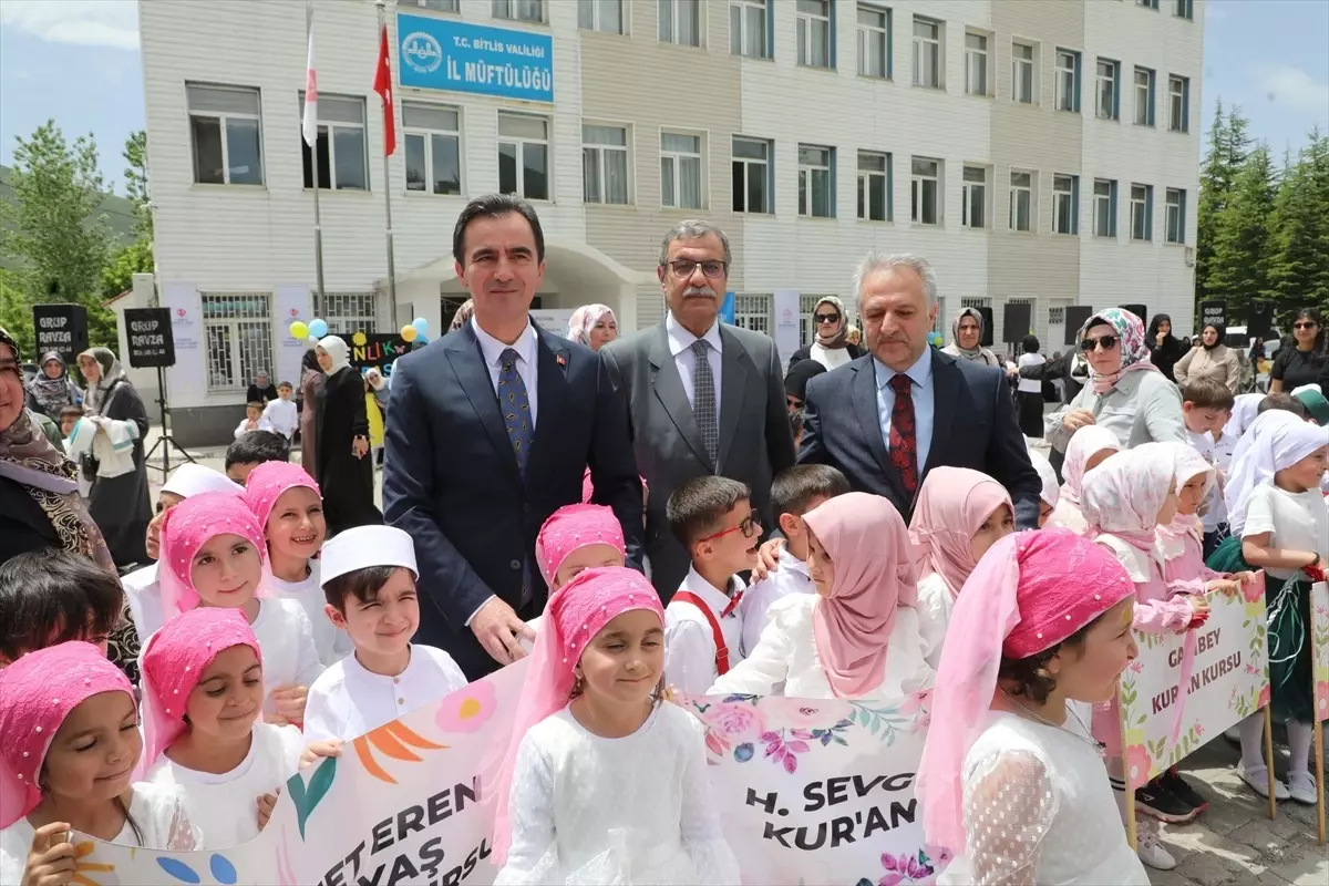 Bitlis'te 4-6 yaş grubu Kur'an kursu öğrencileri için yılsonu etkinliği yapıldı