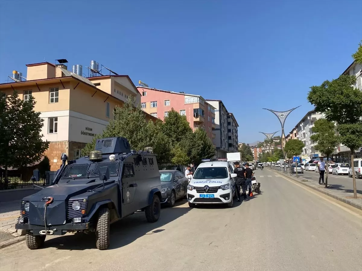Bitlis Hizan'da Motosiklet Denetimleri Gerçekleştirildi