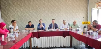 Bitlis Valisi Karakaya ve Belediye Tanğlay, kentte yapılan çalışmaları değerlendirdi