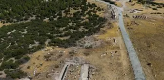 Blaundos Antik Kenti'nde Kuzey Tapınağı Gün Yüzüne Çıkıyor