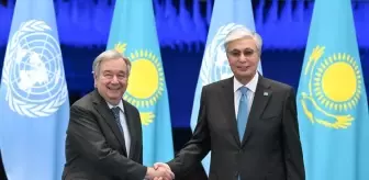 BM Genel Sekreteri Guterres, Almatı'da Sürdürülebilir Kalkınma Merkezini Ziyaret Etti