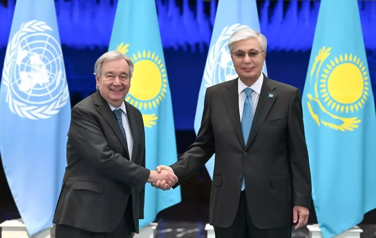 BM Genel Sekreteri Guterres, Almatı'da Sürdürülebilir Kalkınma Merkezini Ziyaret Etti