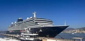 Bodrum'a 743 Yolcu Getiren 'Explora I' Kruvaziyer Gemisi Limana Yanaştı