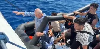 Bodrum Açıklarında 13 Düzensiz Göçmen Kurtarıldı