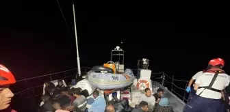 Bodrum açıklarında 35 düzensiz göçmen kurtarıldı