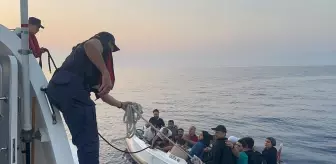 Bodrum Açıklarında Düzensiz Göçmenler Kurtarıldı