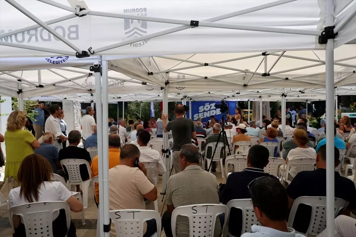 Bodrum Belediye Başkanı Tamer Mandalinci, Halkla Buluştu