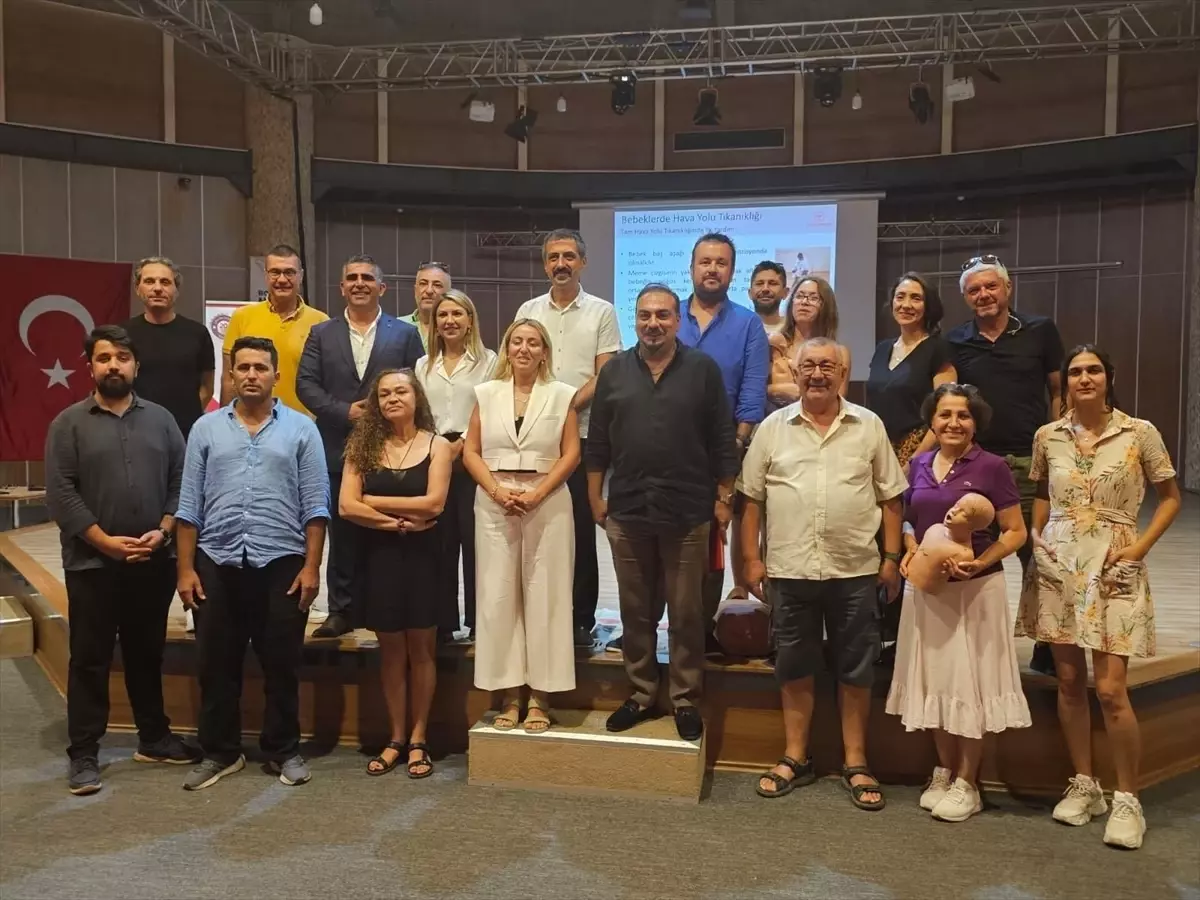 Bodrum'da Gazetecilere İş Sağlığı ve İlkyardım Eğitimi