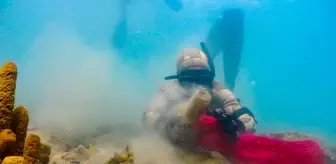 Bodrum'da Deniz Dibi Temizliği Yapıldı