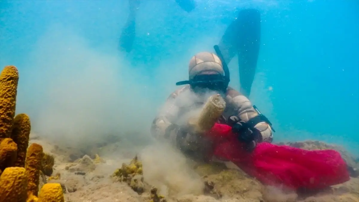 Bodrum'da Deniz Dibi Temizliği Yapıldı