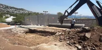 Bodrum'da İçme Suyu İsale Hattında Patlama