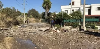 Bodrum'da İçme Suyu İsale Hattında Patlama