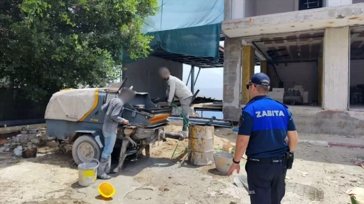 Bodrum'da İnşaat Yasaklarına Uymayanlara 7,5 Milyon Lira Cezai İşlem