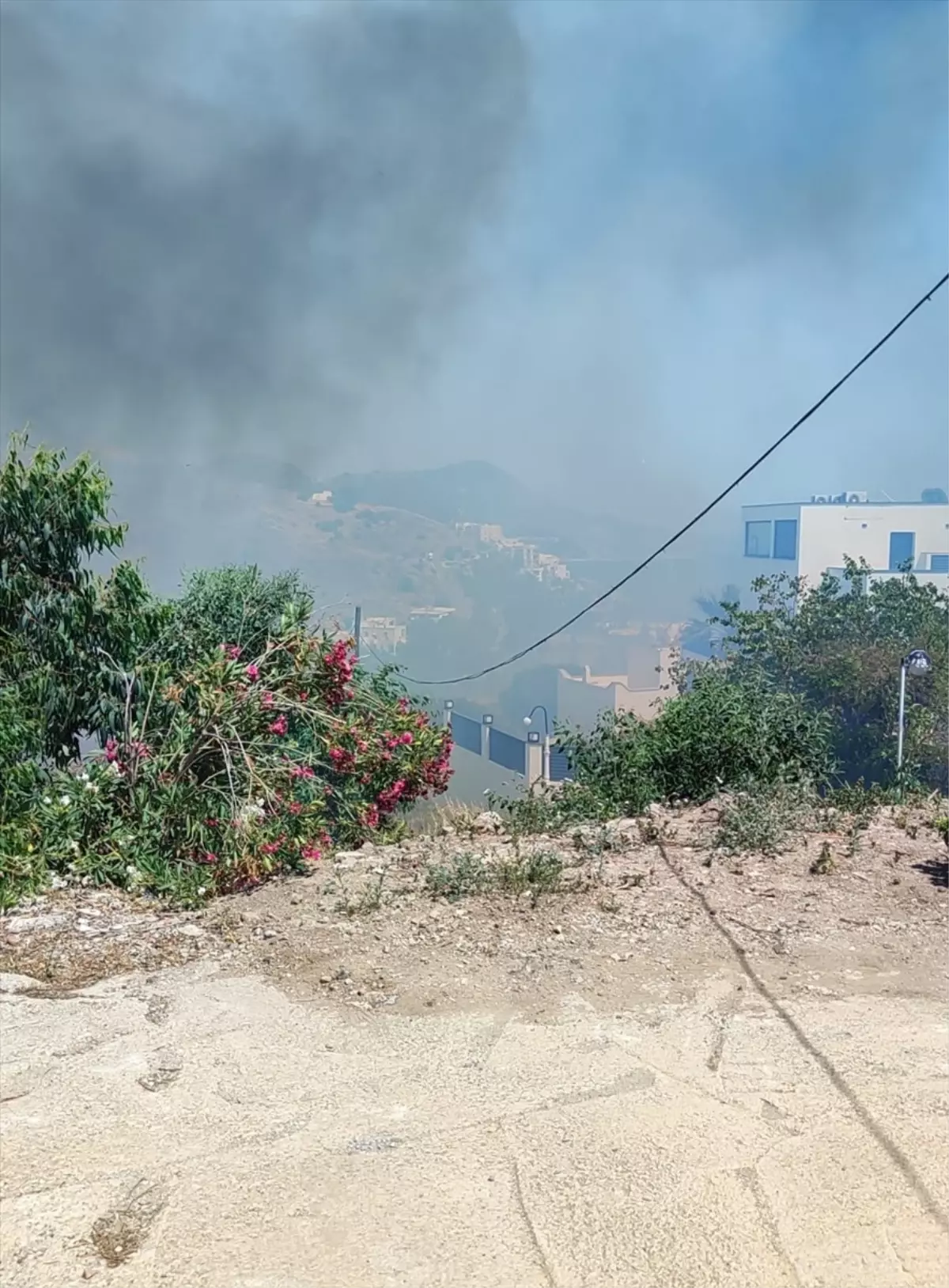 Bodrum'da Yangın Kontrol Altına Alındı