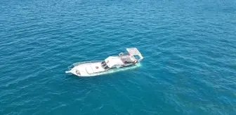 Bodrum'da Ahşap Tekne Battı